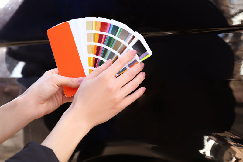 Fahrzeugfolierung mit Farbauswahl