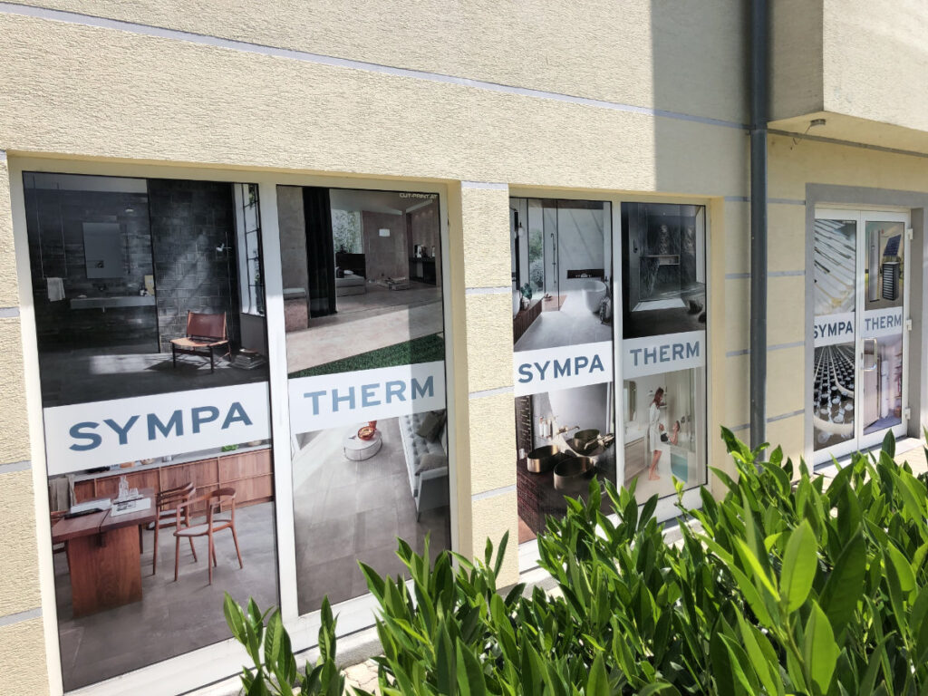 Gebäudebeschriftung SYMPA THERM