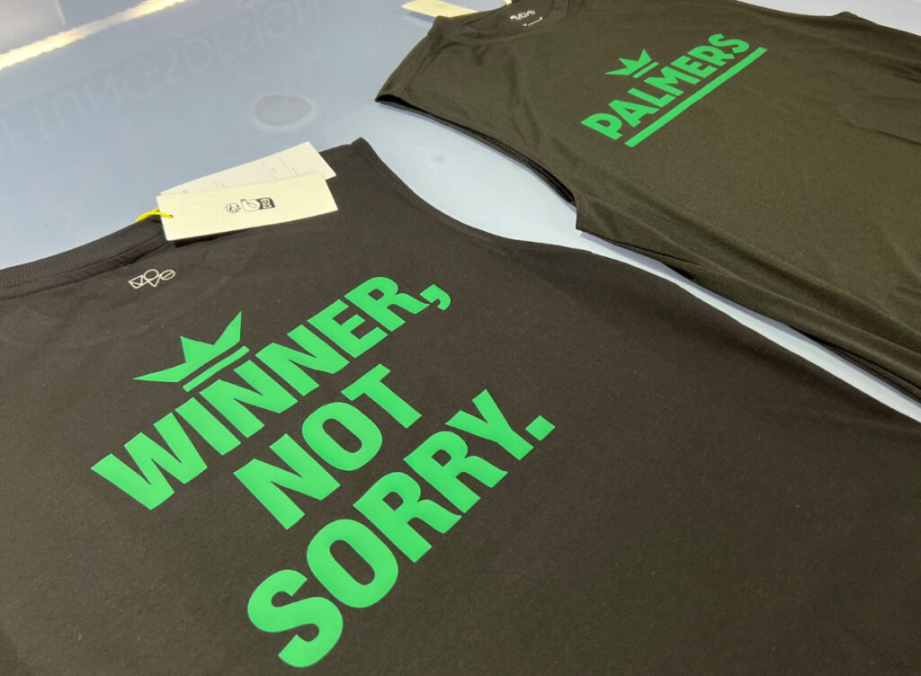 Textildruck - Palmers Winner not Sorry